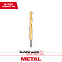 11/32" SHOCKWAVE Impact Duty RED HELIX Titanium Drill Bit image number 0